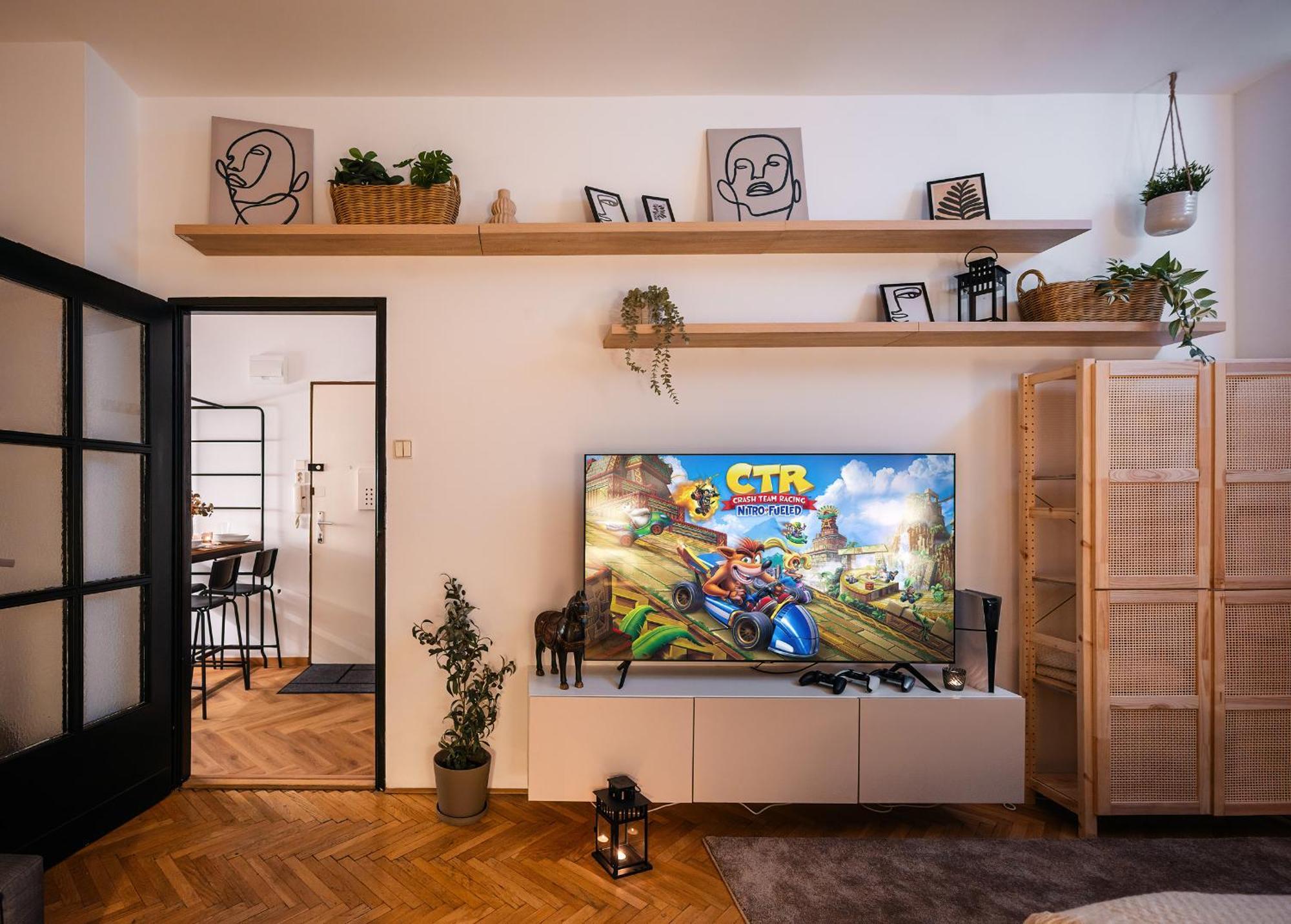 2Br 1,5Bath Chic City Suite Near Wenceslas Square Prag Exteriör bild
